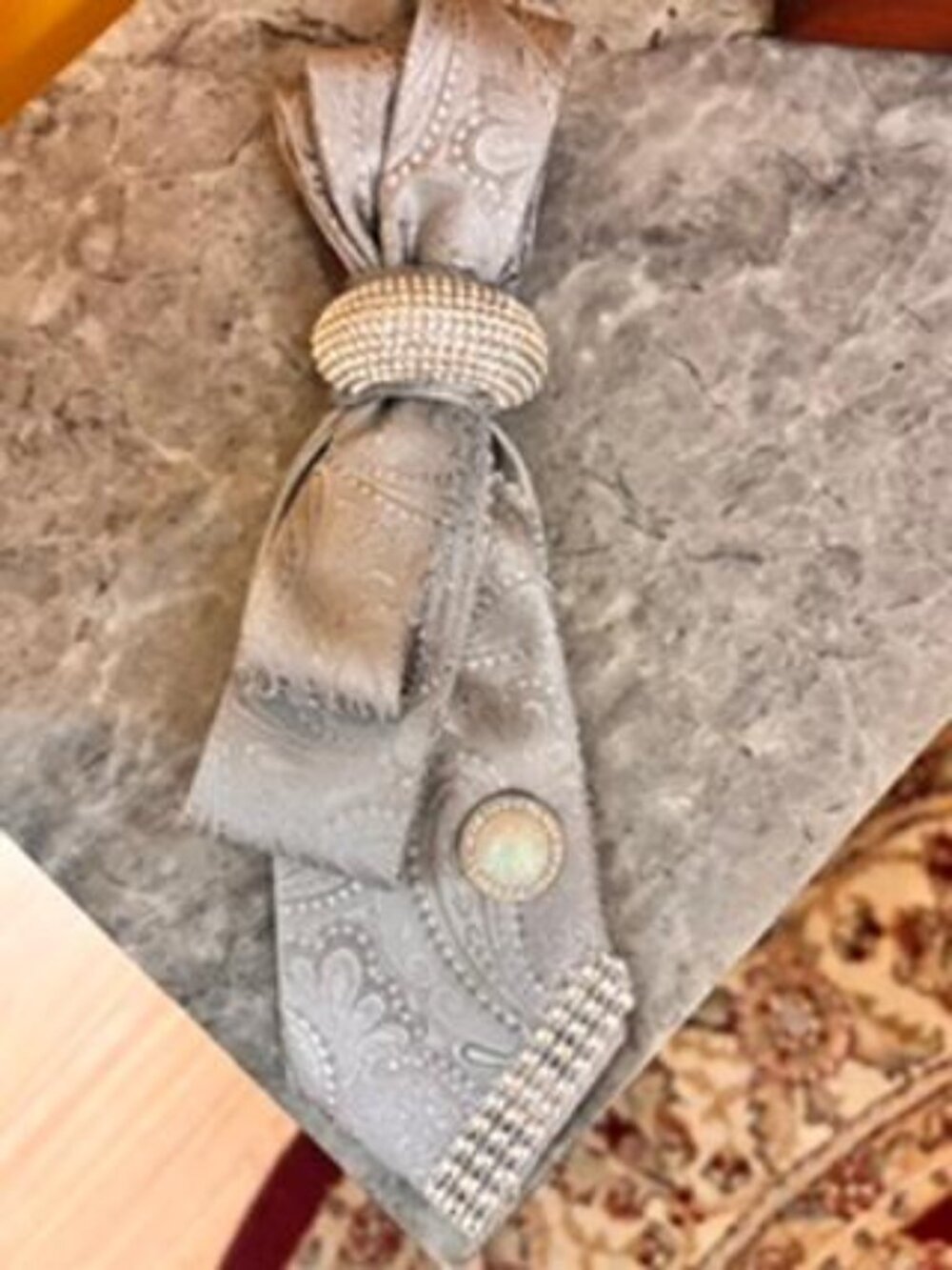 Custom Handcrafted Women's Tie Necklace